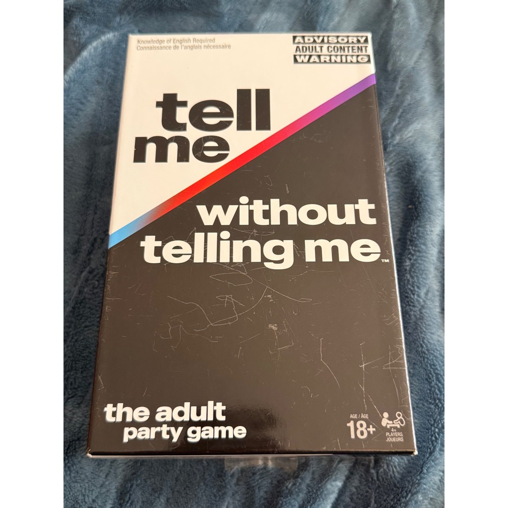 Tell Me Without Telling Me Adult Party Game NSFW Spin Master 18+ 400 Cards